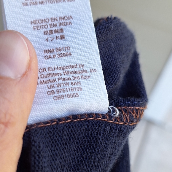 Free People Sundance Kid Western snap front Henley blue size Small - Picture 4 of 13